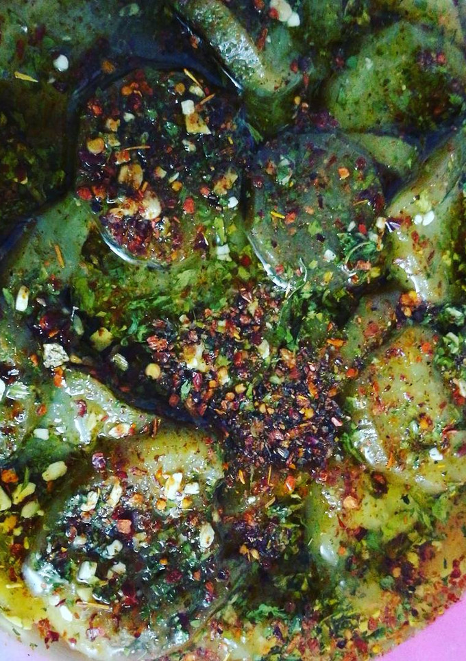 Una foto de Berenjenas en escabeche bien fáciles!