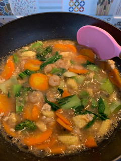 Foto resep Capcay udang kuah kental