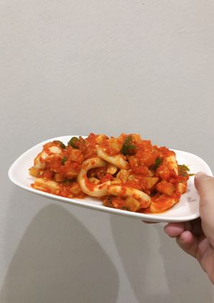Foto resep Sambel goreng kentang cumi