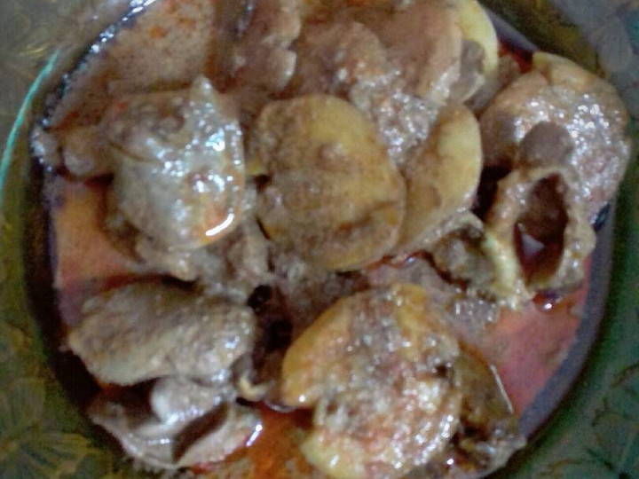 Resep Jengkol rendang hati ayam, Enak