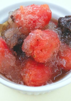 酸酸甜甜話梅漬蕃茄 的食譜成品照片