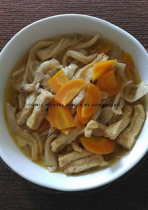 Foto resep Tumis wortel jamur 🍴