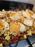 Bifes cuadril a la criolla