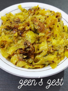 A picture of Simple Cabbage Fry.
