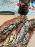 Schweinefilet mit Bärlauch-Pfeffer-Schwarzbier Kruste