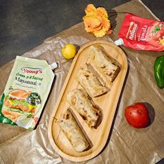 Malai Boti Paratha Roll A picture of Malai Boti Paratha Roll.