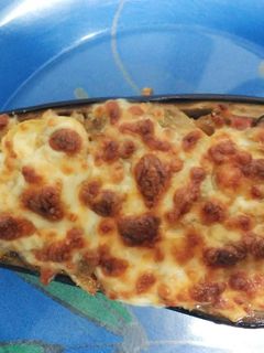 Una foto de Berenjena rellena