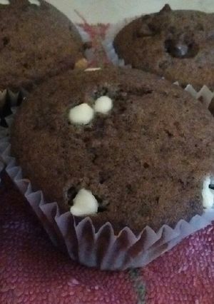 Una foto de Muffins chocolatosos