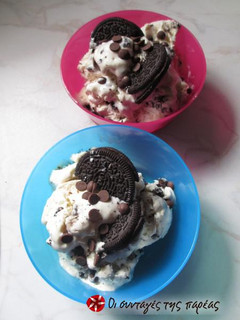Φωτογραφία της συνταγής Θεϊκό παγωτό Cookies & Cream