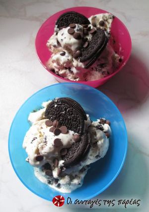 Φωτογραφία της συνταγής Θεϊκό παγωτό Cookies & Cream