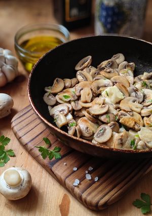 Foto resep Funghi Trifolati || Tumis Jamur Khas Italia - versi Piedmont