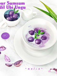 Foto resep Bubur Sumsum Candil Ubi Ungu