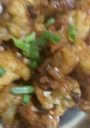 A picture of Gobhi  Manchurian.