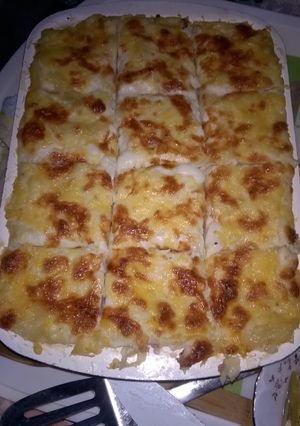 صورة لوصفة المعكرونه بالبشاميل جميله جداً