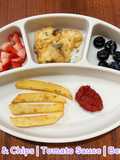 Fish & Chips สำหรับเด็ก blw
