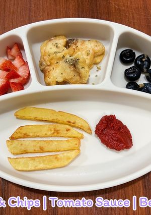 รูปของ Fish & Chips สำหรับเด็ก blw