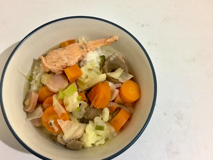 Langkah Gampang Membikin Resep Sup Kepala Salmon (simple) yang Bisa Manjain Lidah Anti Ribet, Sempurna