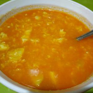 Sopa de pescado y arroz con thermomix