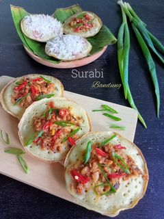 Foto resep Surabi Bandung aneka Topping
