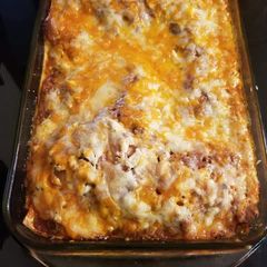 A picture of Pastry dough lasagna.