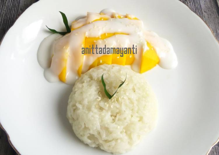 Langkah Mudah untuk Menyiapkan Mango Sticky Rice, Lezat