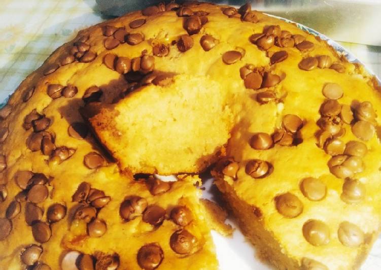 Cara Membuat Banana Chochiz cake, Lezat