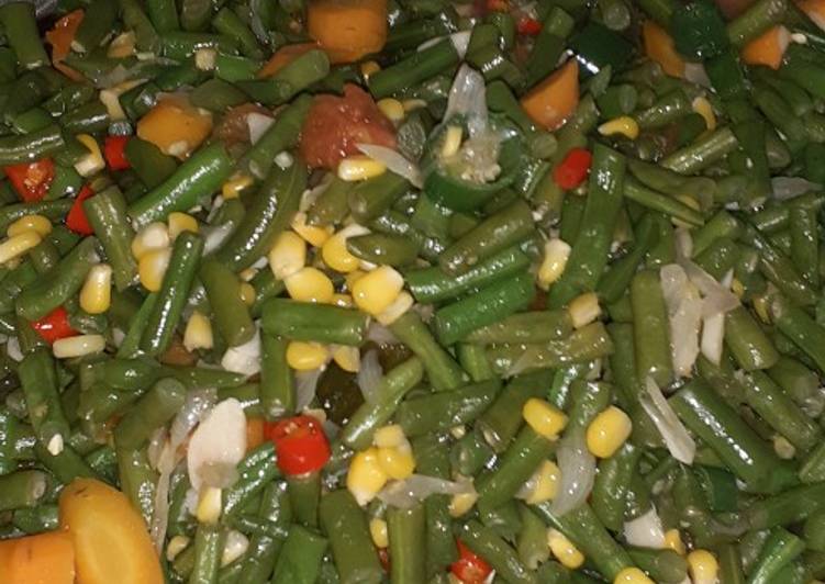 Resep Sempurna Tumis Buncis Mix Wortel N Jagung Manis Bumbu Iris