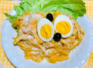 Una foto de Ají de Gallina !