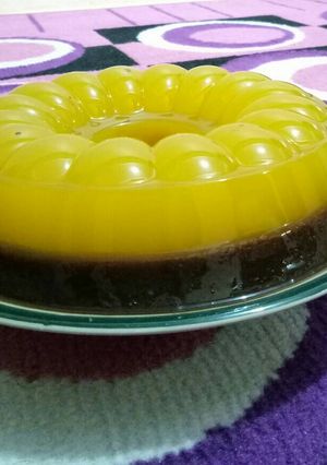 Foto resep Puding coklat nutrisari (manis segar)