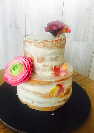 Une photo de Naked cake Fruits frais