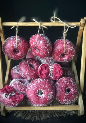 Gambar Donut Red Velvet (Water Roux)