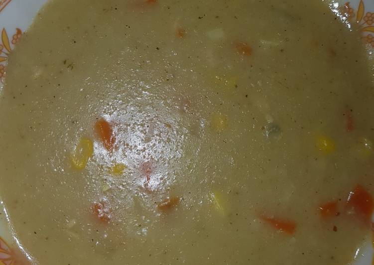 Recipe of Quick Oat meal soup