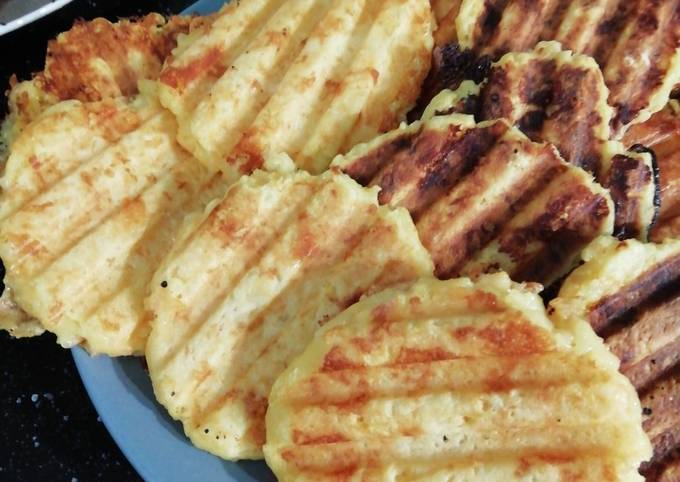 Морковно-сырные вафли