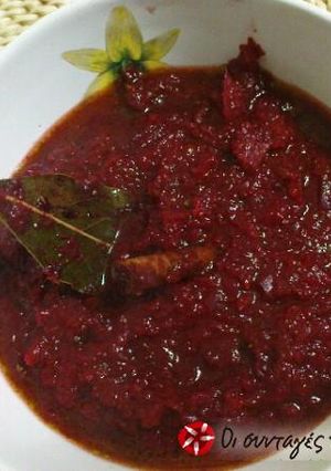 Φωτογραφία της συνταγής Σάλτσα ζυμαρικών με παντζάρια