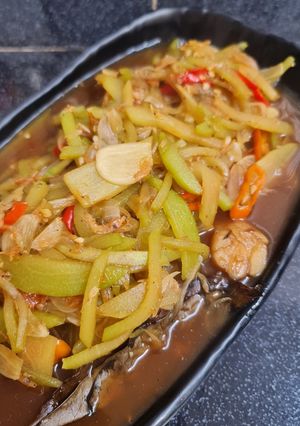 Foto resep Oseng manisa pedas manis (tanpa minyak)