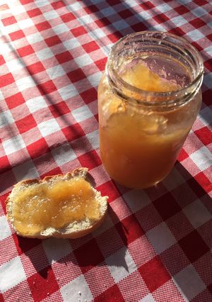 Una foto de Mermelada de manzana