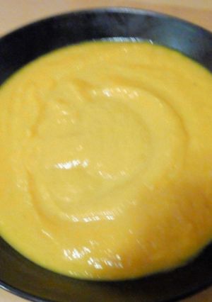 Una foto de Crema de calabaza