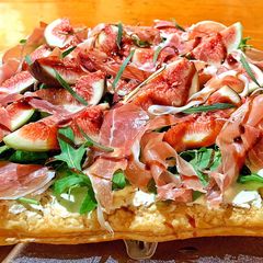 A picture of Fig & Prosciutto Tart.