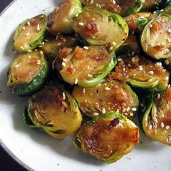 A picture of Teriyaki Brussels Sprouts.