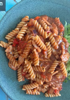 A picture of Chilli & Bacon Pasta.