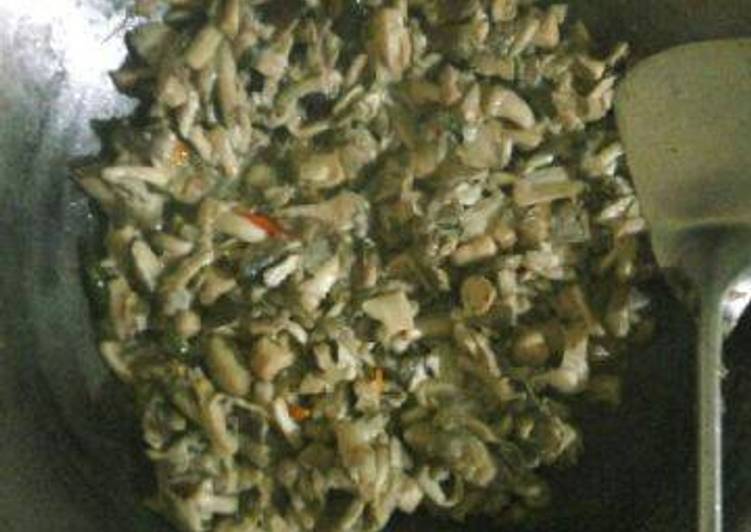 Resep Oseng jamur sawit (jamur pentol) yang Lezat