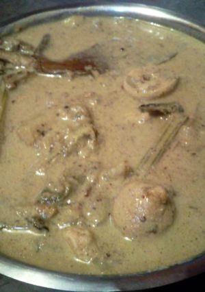 A picture of Dudh shukto.