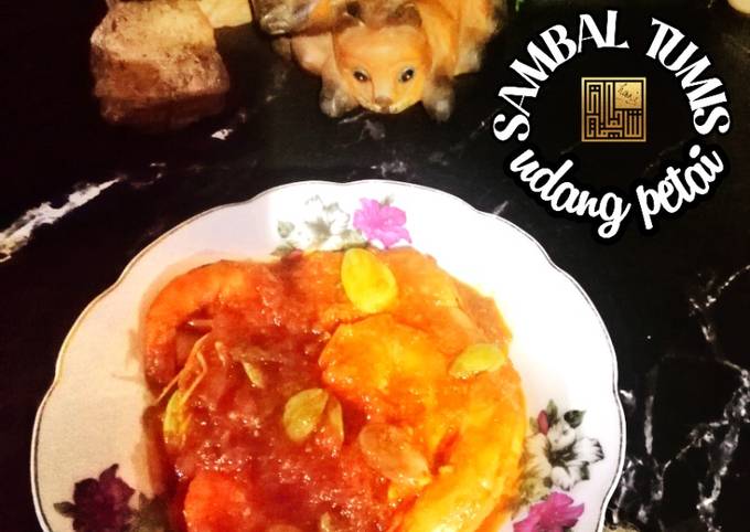 Sambal tumis udang petai