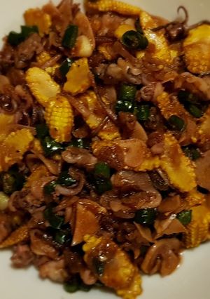 Foto resep Oseng Kepala Cumi Jagung Muda