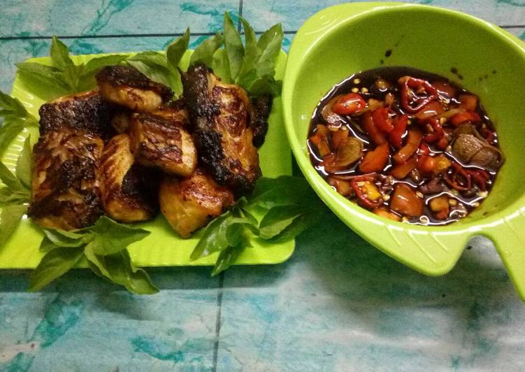 Resep Gurami filet bakar sambal kecap, Enak