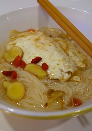 麻油麵線 的食譜成品照片