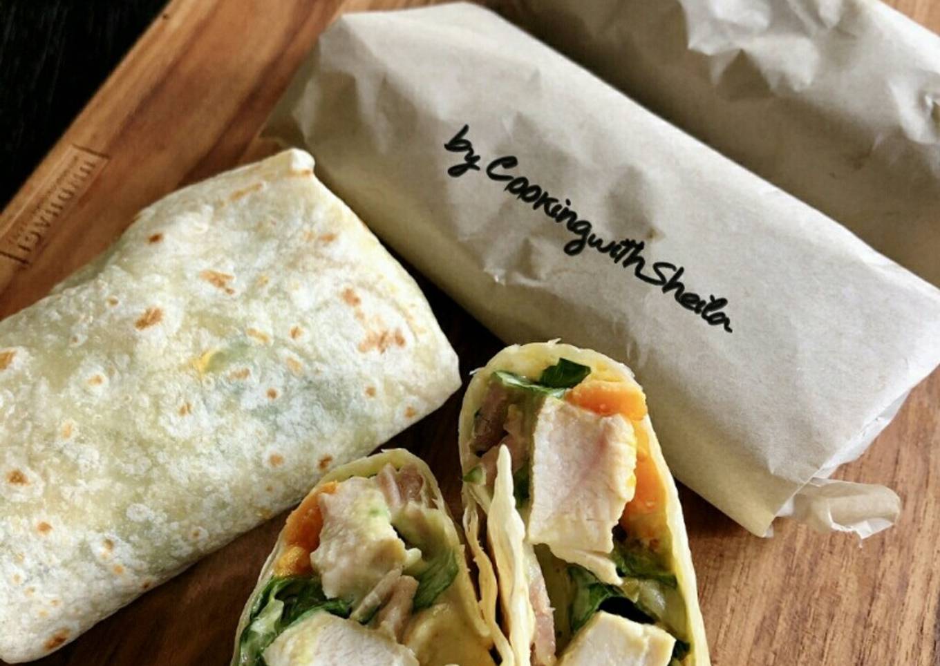 Chicken Caesar Salad Wrap