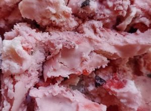 Una foto de Helado de frutilla/fresa 🍓 granizado