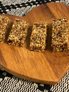 A picture of Prune Pistachio Almond Bars.