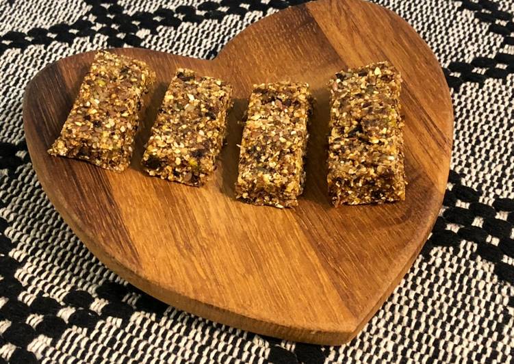 Prune Pistachio Almond Bars